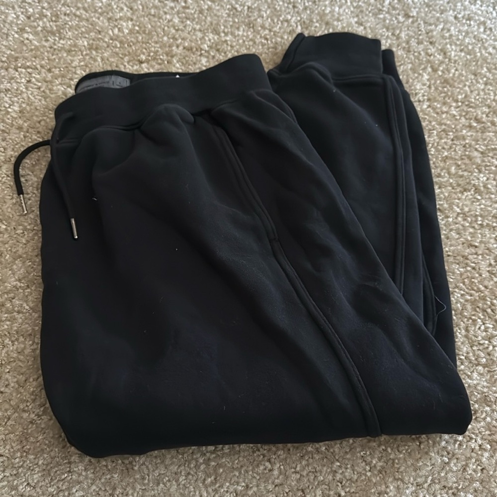 Abercrombie Relaxed Black Joggers